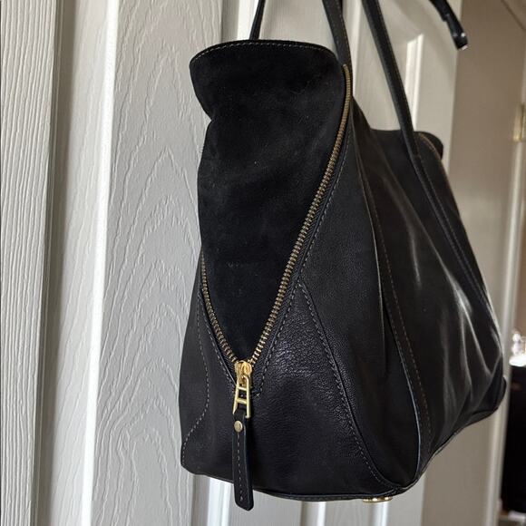 Fossil EUC Gwen Large Black Leather Tote Bag - Picture 4 of 9